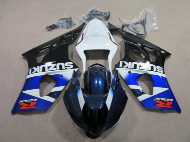 Affordable 2003-2004 Blue White Decal Suzuki GSXR1000 Bike Fairings Canada