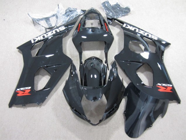 Affordable 2003-2004 Black Suzuki GSXR1000 Moto Fairings Canada