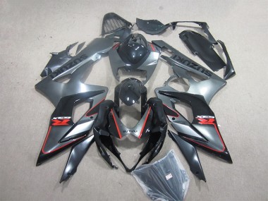 Affordable 2005-2006 Black Red Suzuki GSXR1000 Motorcycle Fairings Kit Canada