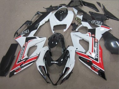 Affordable 2005-2006 Black White Red Suzuki GSXR1000 Bike Fairings Canada