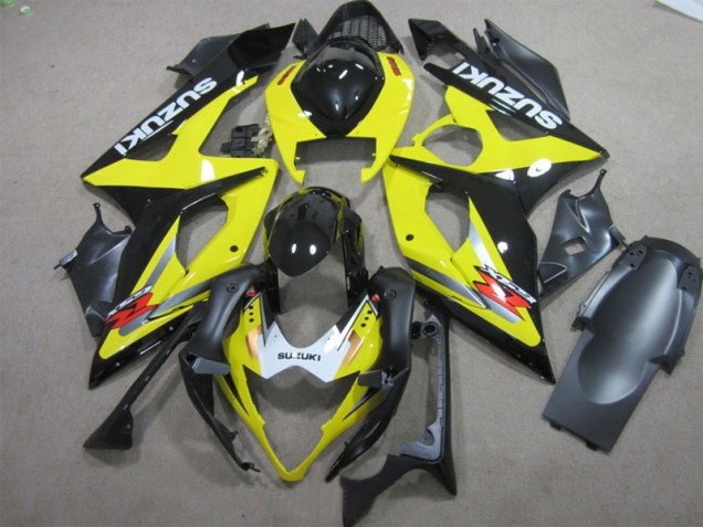 Affordable 2005-2006 Black Yellow Suzuki GSXR1000 Motor Bike Fairings Canada Affordable 2005-2006 Black Yellow Suzuki GSXR1000 Motor Bike Fairings Canada