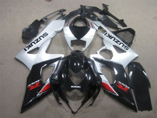 Affordable 2005-2006 Black White Suzuki GSXR1000 Motorcycle Replacement Fairings Canada Affordable 2005-2006 Black White Suzuki GSXR1000 Motorcycle Replacement Fairings Canada