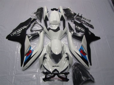 Affordable 2007-2008 White Black Suzuki GSXR1000 Motor Bike Fairings Canada