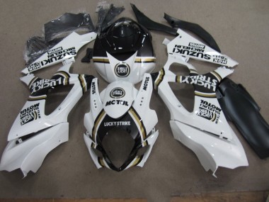 Affordable 2007-2008 White Lucky Strike Black Motul Suzuki GSXR1000 Motorcycle Replacement Fairings Canada