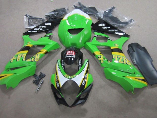 Affordable 2007-2008 Green Rizla Q8 oils Suzuki GSXR1000 Motorcycle Fairing Canada Affordable 2007-2008 Green Rizla Q8 oils Suzuki GSXR1000 Motorcycle Fairing Canada