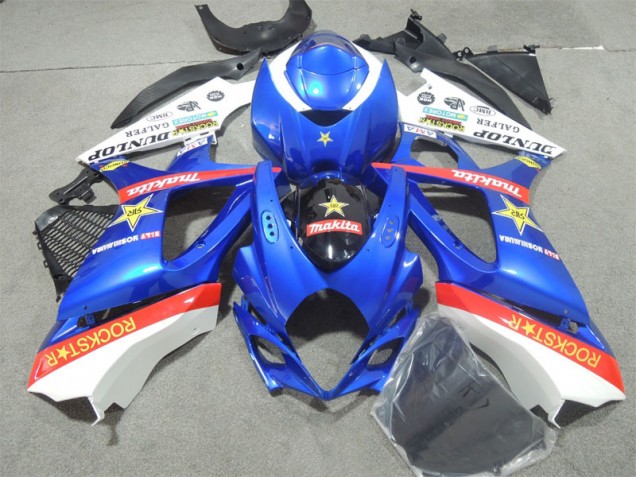Affordable 2007-2008 Blue Rockstar Suzuki GSXR1000 Motorcycle Fairings Kits Canada Affordable 2007-2008 Blue Rockstar Suzuki GSXR1000 Motorcycle Fairings Kits Canada