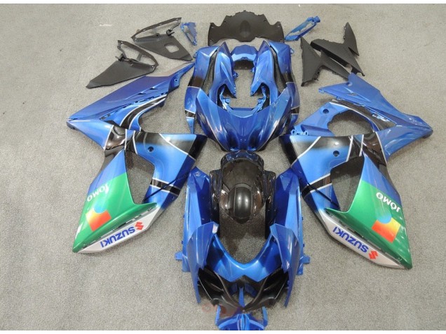 Affordable 2009-2016 Blue Green JOMO Suzuki GSXR1000 Motorcycle Replacement Fairings Canada Affordable 2009-2016 Blue Green JOMO Suzuki GSXR1000 Motorcycle Replacement Fairings Canada