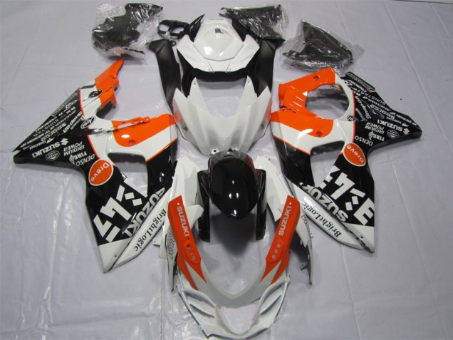 Affordable 2009-2016 White Black Orange Bright Logic Suzuki GSXR1000 Motor Bike Fairings Canada Affordable 2009-2016 White Black Orange Bright Logic Suzuki GSXR1000 Motor Bike Fairings Canada