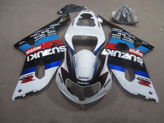 Affordable 2001-2003 White Blue Motul Suzuki GSXR600 Replacement Motorcycle Fairings Canada Affordable 2001-2003 White Blue Motul Suzuki GSXR600 Replacement Motorcycle Fairings Canada