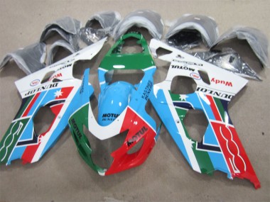 Affordable 2001-2003 Blue Green White Motul Suzuki GSXR600 Motorcycle Bodywork Canada