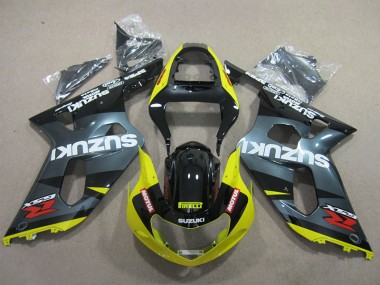 Affordable 2001-2003 Black Yellow Motul Suzuki GSXR600 Motor Fairings Canada