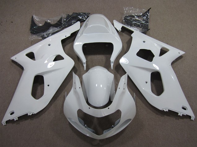 Affordable 2001-2003 White Suzuki GSXR600 Motorcycle Fairings Canada