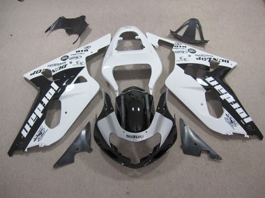 Affordable 2001-2003 White Black Suzuki GSXR600 Motorbike Fairings Canada