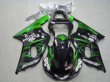 Affordable 2001-2003 Black Green Corona Extra Suzuki GSXR600 Motorcycle Fairing Kits Canada