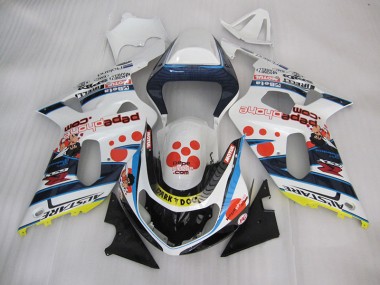 Affordable 2001-2003 White Blue Dark Dog Suzuki GSXR600 Bike Fairings Canada