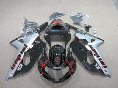 Affordable 2001-2003 Black Red 23 Suzuki GSXR600 Bike Fairing Kit Canada