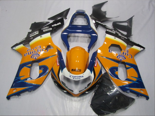 Affordable 2001-2003 Blue Orange Corona Extra Suzuki GSXR600 Bike Fairing Canada Affordable 2001-2003 Blue Orange Corona Extra Suzuki GSXR600 Bike Fairing Canada