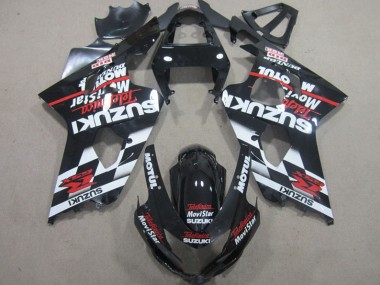 Affordable 2004-2005 Black Red Telefumia Movistar Suzuki GSXR600 Motorbike Fairing Canada