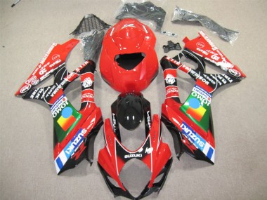 Affordable 2004-2005 Red Black Suzuki GSXR600 Motorcycle Fairing Kit Canada