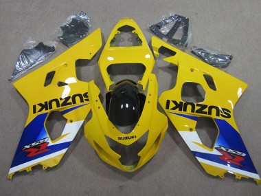 Affordable 2004-2005 Yellow Blue Suzuki GSXR600 Motor Bike Fairings Canada