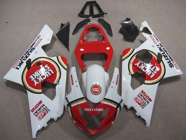 Affordable 2004-2005 Red White Lucky Strike Motul Suzuki GSXR600 Motorcycle Replacement Fairings Canada