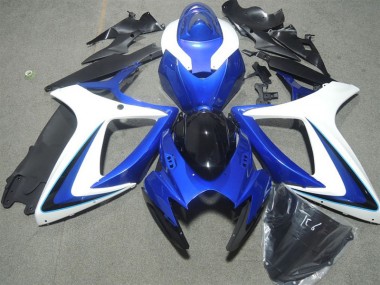 Affordable 2006-2007 Blue White Black Suzuki GSXR600 Motorbike Fairing Canada