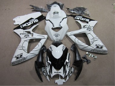 Affordable 2006-2007 White Black Corona Extra Suzuki GSXR600 Motorcylce Fairings Canada