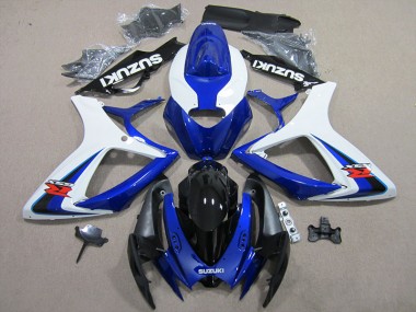 Affordable 2006-2007 Blue White Suzuki GSXR600 Motorbike Fairings Canada