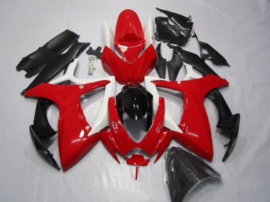 Affordable 2006-2007 Red Black Suzuki GSXR600 Motorcycle Replacement Fairings Canada