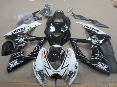 Affordable 2006-2007 Black White Corona Extra Motul Suzuki GSXR600 Motorcycle Fairings Canada