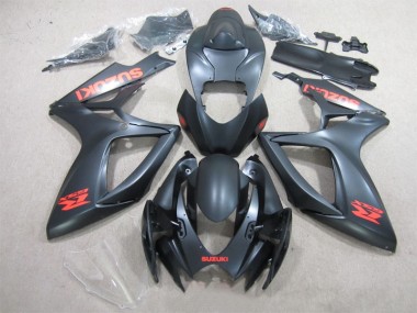 Affordable 2006-2007 Black Red Decal Suzuki GSXR600 Motorcycle Fairing Canada