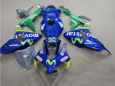 Affordable 2006-2007 Blue Movistar Castrol Suzuki GSXR600 Motorcycle Fairing Kit Canada