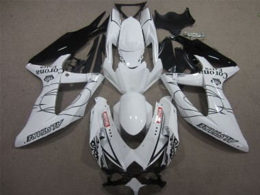 Affordable 2008-2010 White Black Corona Extra Motul Suzuki GSXR600 Motorbike Fairing Canada