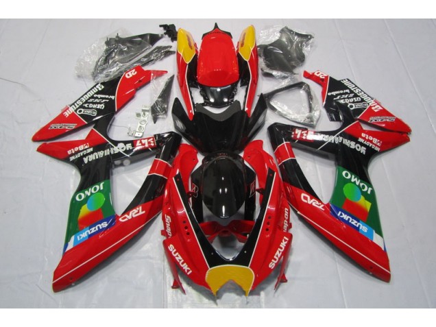 Affordable 2008-2010 Red Black Jomo Suzuki GSXR600 Motorbike Fairing Kits Canada Affordable 2008-2010 Red Black Jomo Suzuki GSXR600 Motorbike Fairing Kits Canada