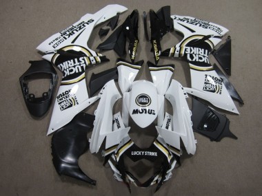 Affordable 2011-2021 White Lucky Strike Black Motul Suzuki GSXR600 Motorcycle Bodywork Canada
