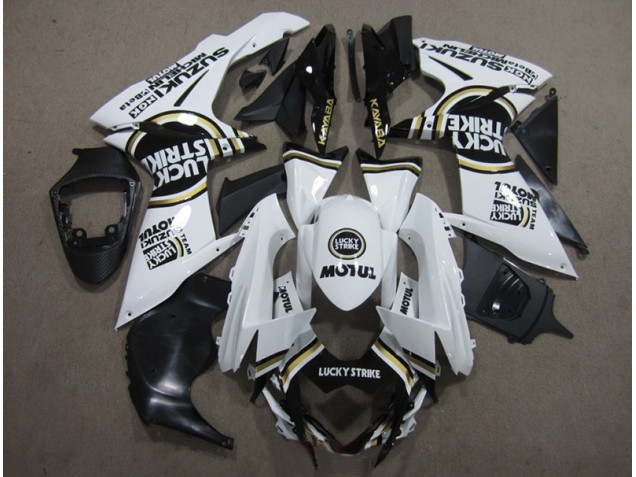 Affordable 2011-2021 White Lucky Strike Black Motul Suzuki GSXR600 Motorcycle Bodywork Canada Affordable 2011-2021 White Lucky Strike Black Motul Suzuki GSXR600 Motorcycle Bodywork Canada