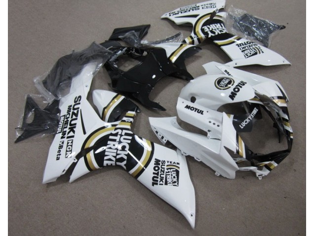 Affordable 2011-2021 White Lucky Strike Black Motul Suzuki GSXR600 Motor Fairings Canada Affordable 2011-2021 White Lucky Strike Black Motul Suzuki GSXR600 Motor Fairings Canada