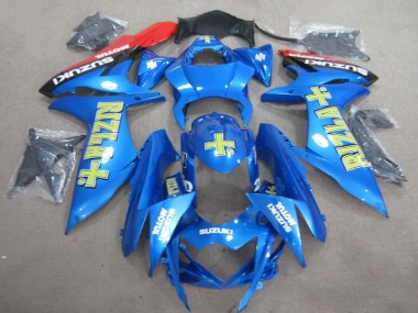 Affordable 2011-2021 Blue Yellow Rizla Suzuki GSXR600 Motorcylce Fairings Canada