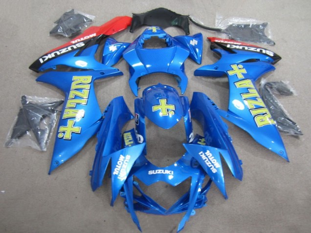 Affordable 2011-2021 Blue Yellow Rizla Suzuki GSXR600 Motorcylce Fairings Canada