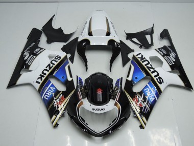 Affordable 2001-2003 Black White Blue Viru Suzuki GSXR750 Bike Fairings Canada