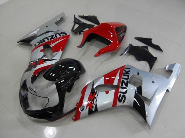 Affordable 2001-2003 Black Red Suzuki GSXR750 Moto Fairings Canada