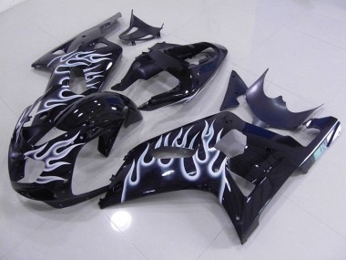 Affordable 2001-2003 Blue White Flame Suzuki GSXR750 Motor Fairings Canada