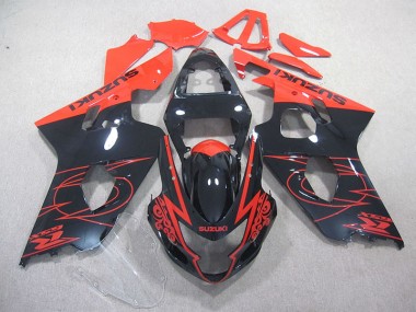 Affordable 2004-2005 Red Black Suzuki GSXR750 Motorcycle Fairings Canada