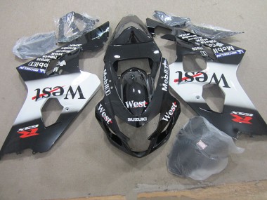 Affordable 2004-2005 Black West Moil Suzuki GSXR750 Motorcycle Fairing Kit Canada