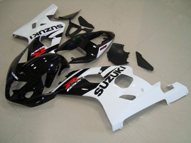 Affordable 2004-2005 Black White Suzuki GSXR750 Bike Fairings Canada