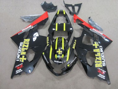 Affordable 2004-2005 Black Yellow Rizla Suzuki GSXR750 Bike Fairing Canada