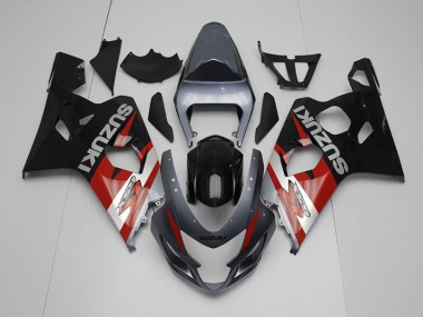 Affordable 2004-2005 Black Red Suzuki GSXR750 Bike Fairings Canada
