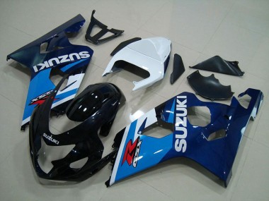 Affordable 2004-2005 Blue White Suzuki GSXR750 Motorbike Fairing Canada