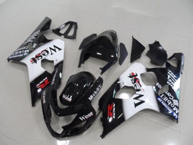 Affordable 2004-2005 Black West Suzuki GSXR750 Bike Fairing Kit Canada