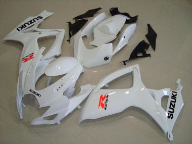 Affordable 2006-2007 White Suzuki GSXR750 Motor Fairings Canada